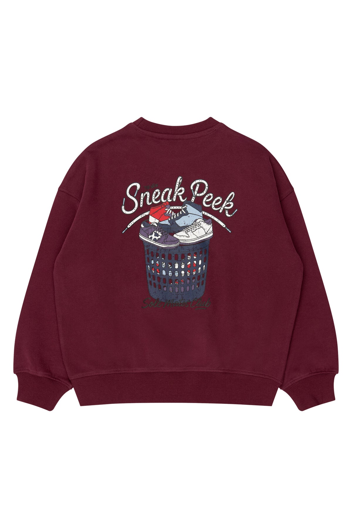 THE NEW sweater jongen Vitalio Burgundy (bordeaux)