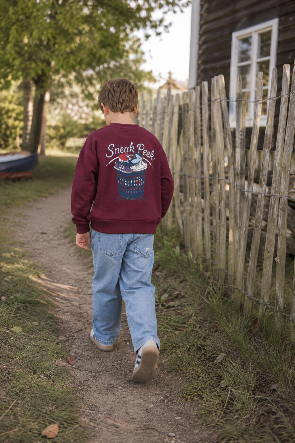THE NEW sweater jongen Vitalio Burgundy (bordeaux)