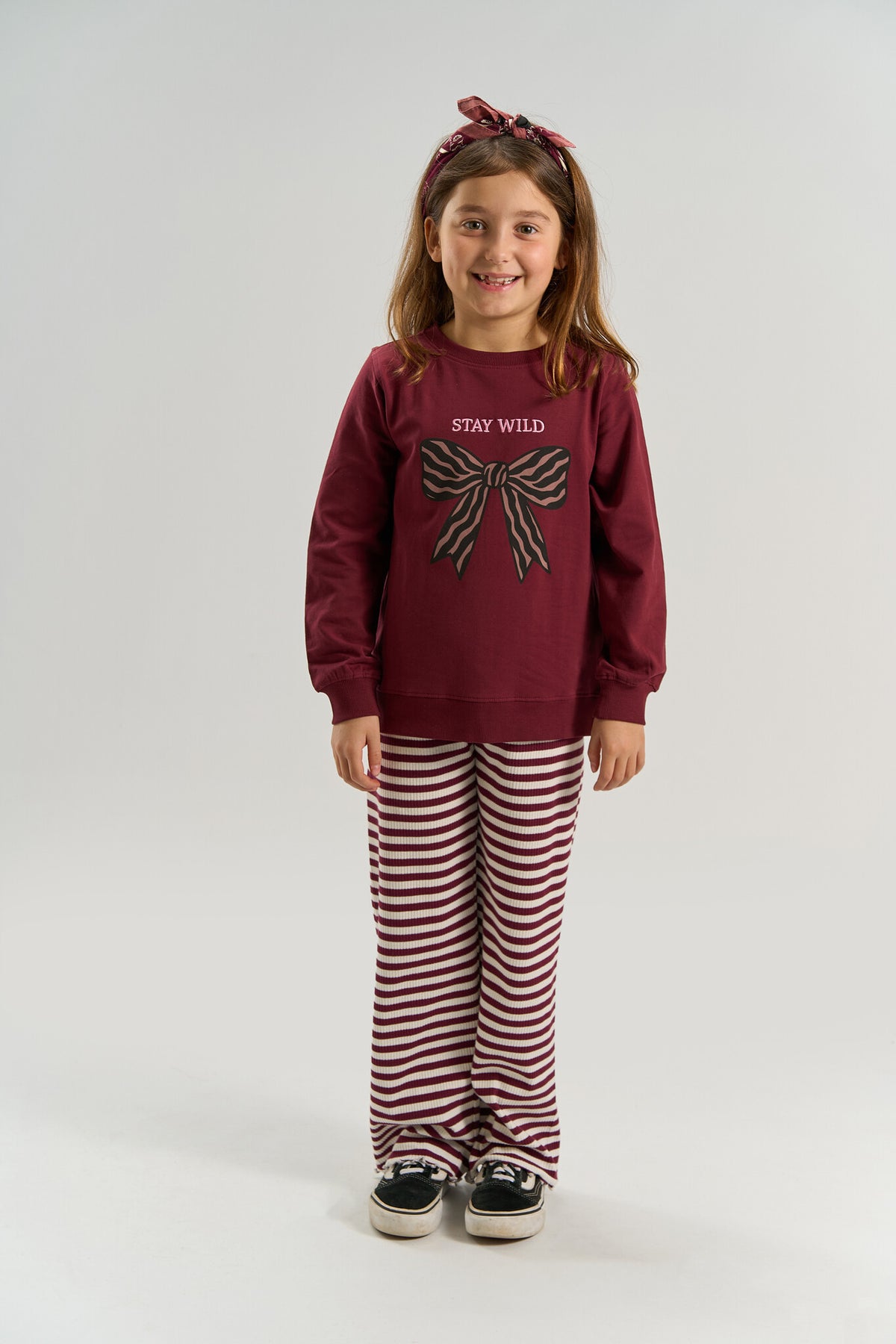 THE NEW sweater meisje Vonnie Burgundy (bordeaux)