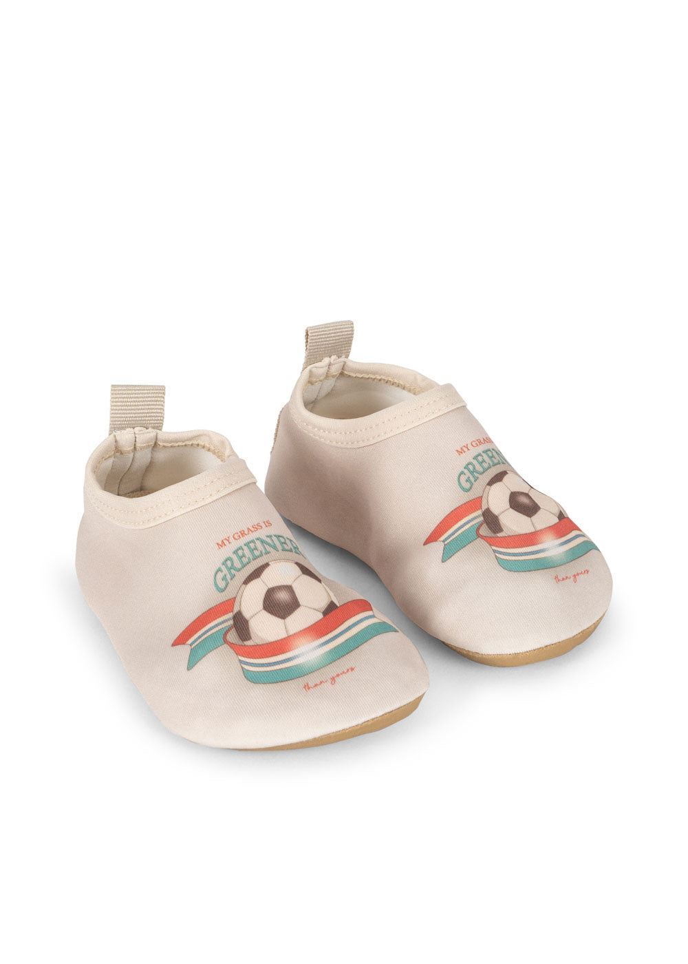 Konges Sløjd waterschoenen kind Aster Swim Shoes Angora crème voetbal