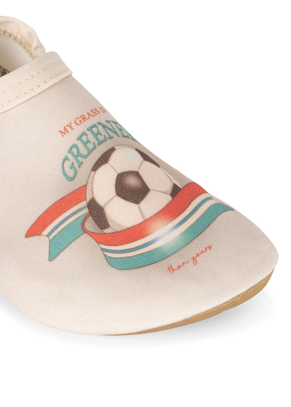 Konges Sløjd waterschoenen kind Aster Swim Shoes Angora crème voetbal