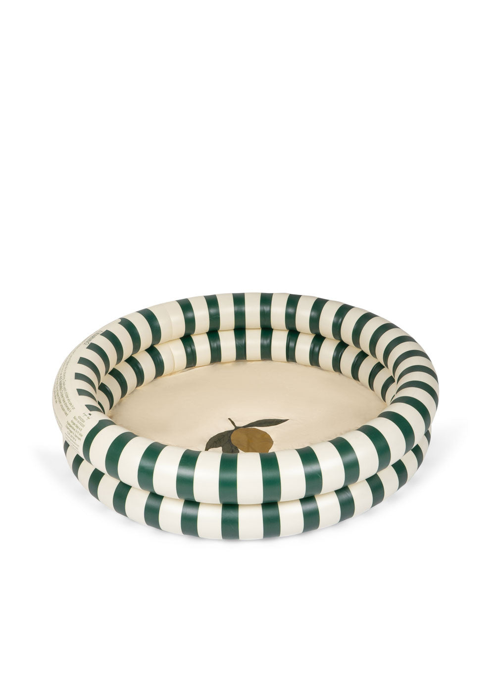 Konges Sløjd zwembadje kind Basic 2 Ring Pool Small Green Stripe groen gestreept