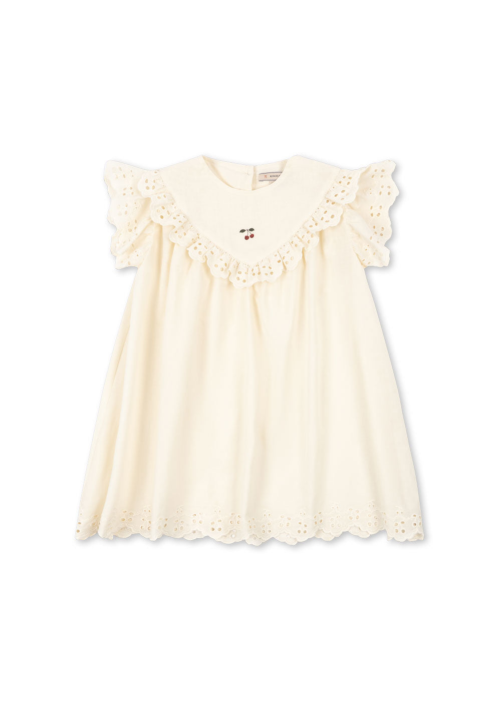 Konges Sløjd jurk meisje Posey Dress Antique White gebroken wit
