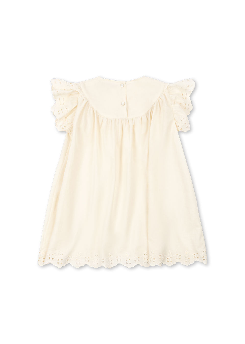 Konges Sløjd jurk meisje Posey Dress Antique White gebroken wit