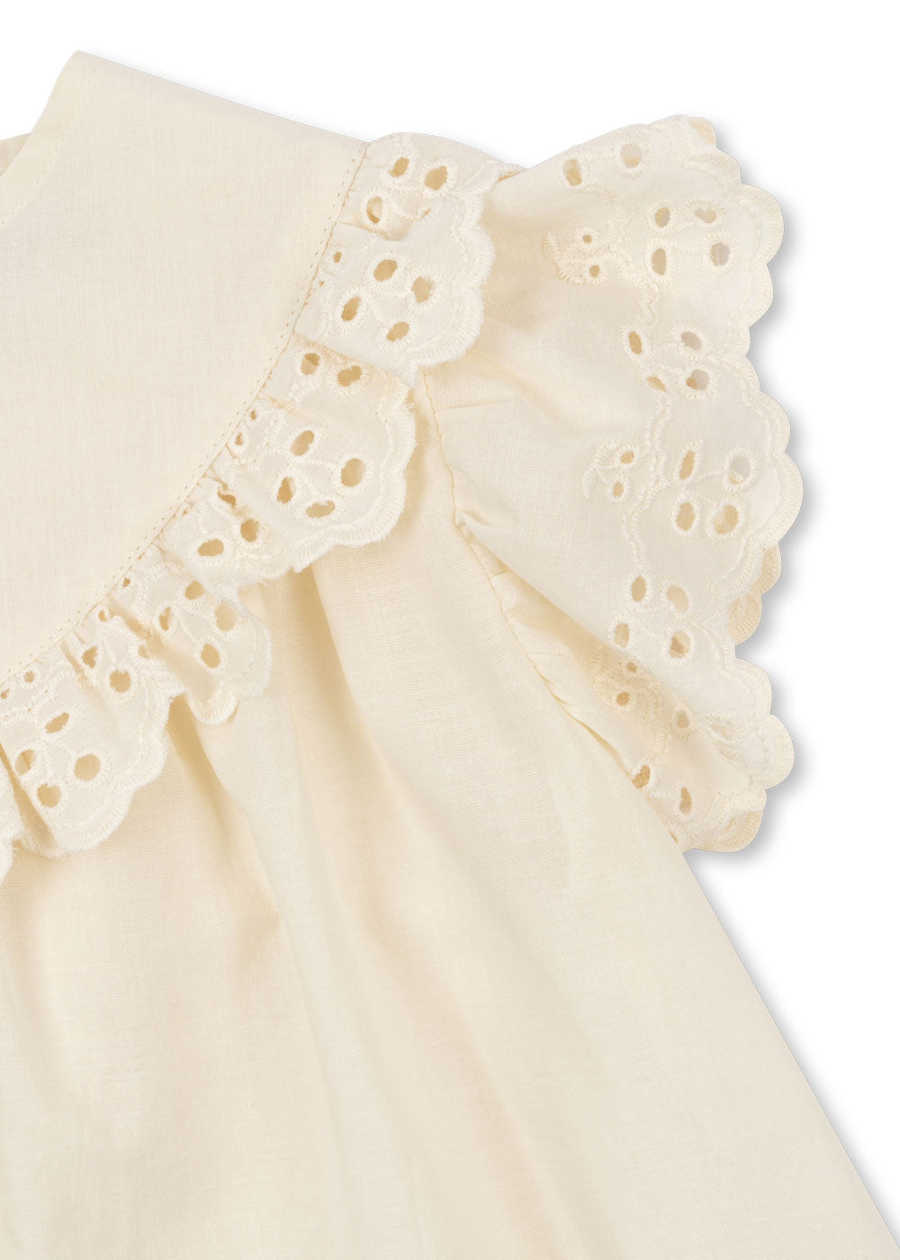 Konges Sløjd jurk meisje Posey Dress Antique White gebroken wit