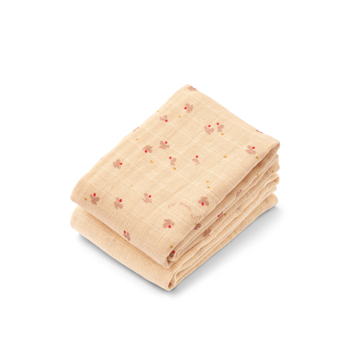 LIEWOOD hydrofiele doeken baby Lewis set van 2 (Mini Butterfly / Apple Blossom Mix)
