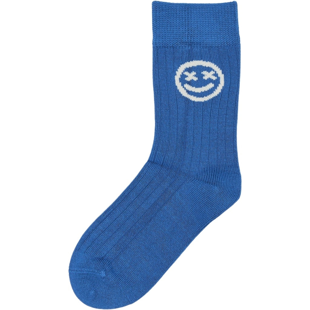 The New sokken kind Moe bamboe set van 3 Blauw