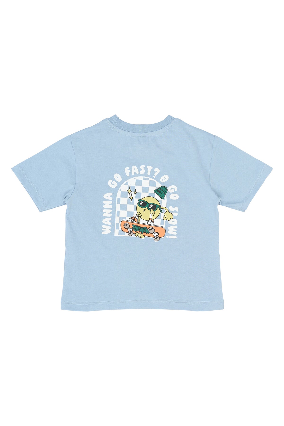 The New shirt kind Stanley Tee Forever Blue (blauw)