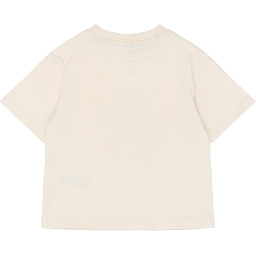 The New shirt jongen Ted Tee Gardenia (crèmewit)