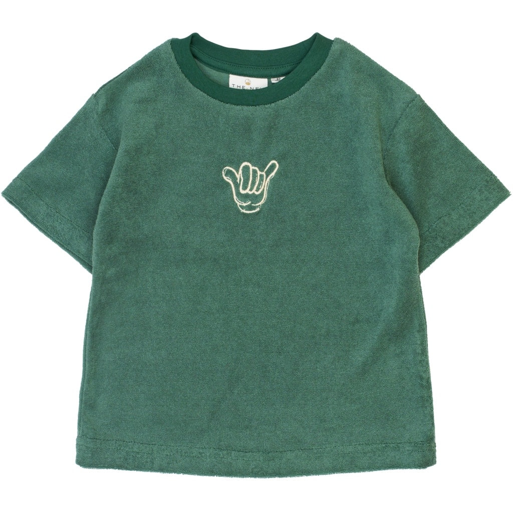 The New shirt jongen Terry Tee Posy Green (groen)