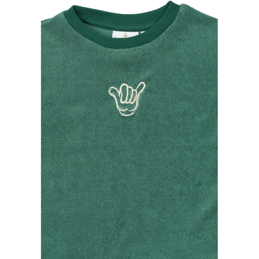 The New shirt jongen Terry Tee Posy Green (groen)