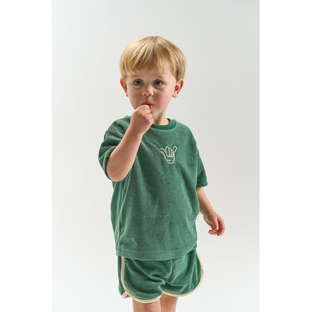The New shirt jongen Terry Tee Posy Green (groen)