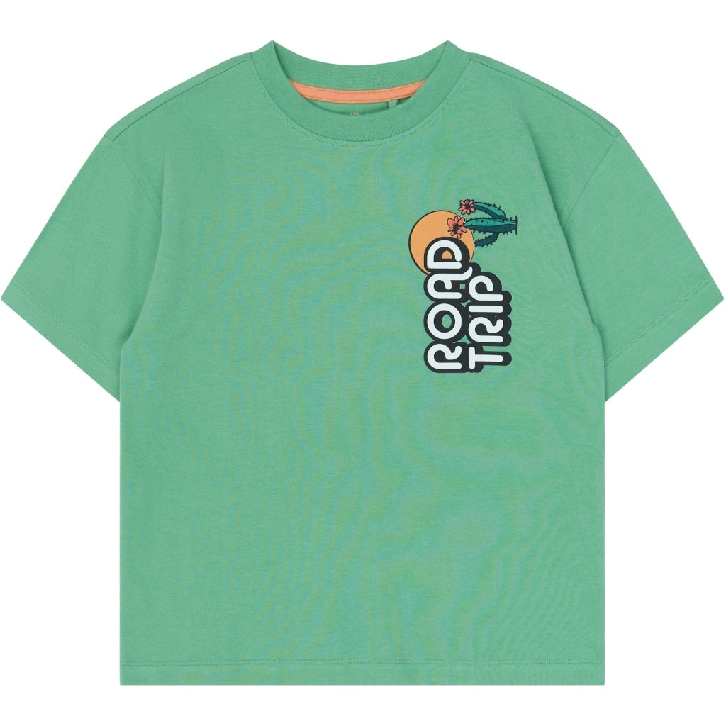 The New shirt jongen Thomas Tee Creme De Menthe (lichtgroen)