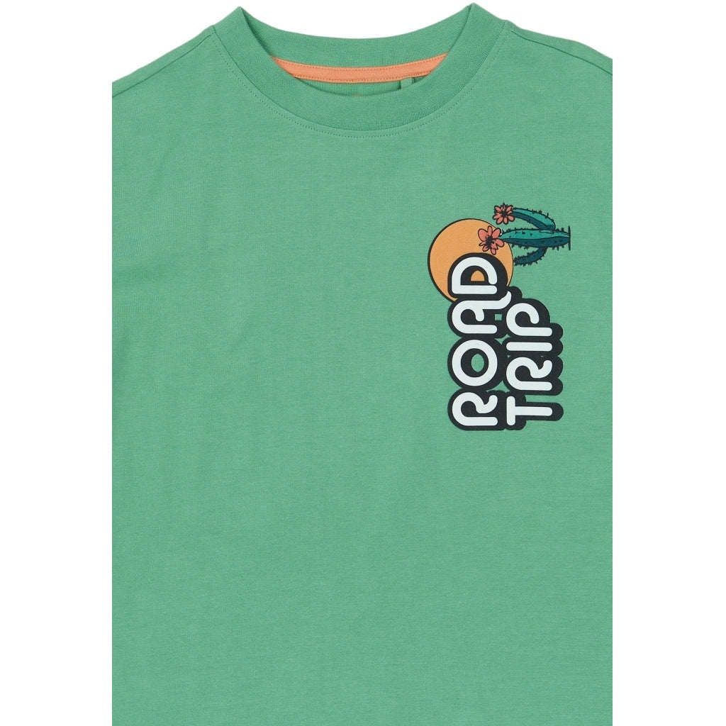 The New shirt jongen Thomas Tee Creme De Menthe (lichtgroen)