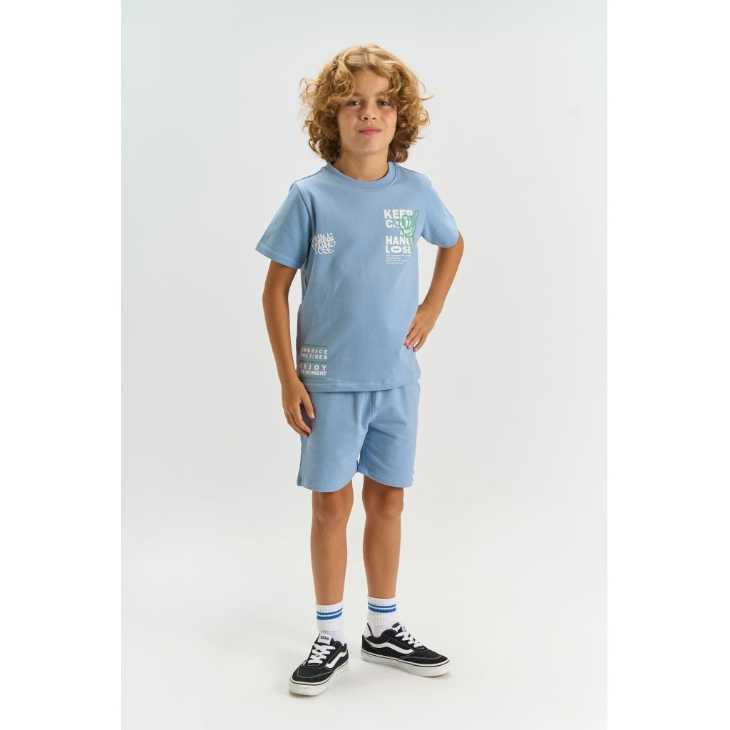 The New shirt jongen Titus Tee Forever Blue (blauw)