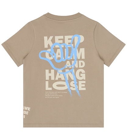 The New shirt jongen Titus Tee Humus (bruin)