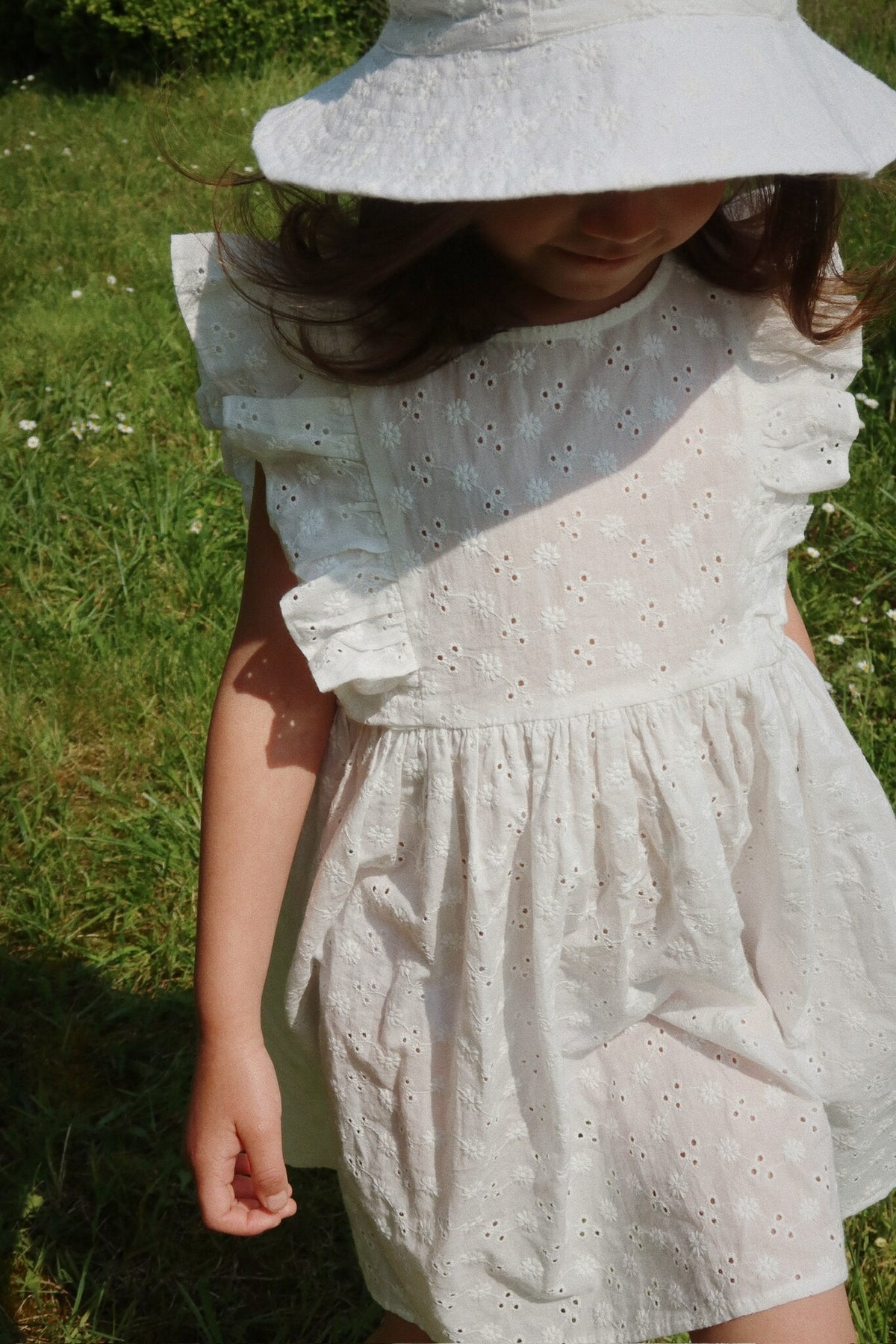 Lacey Dress | Optic White | Jurk