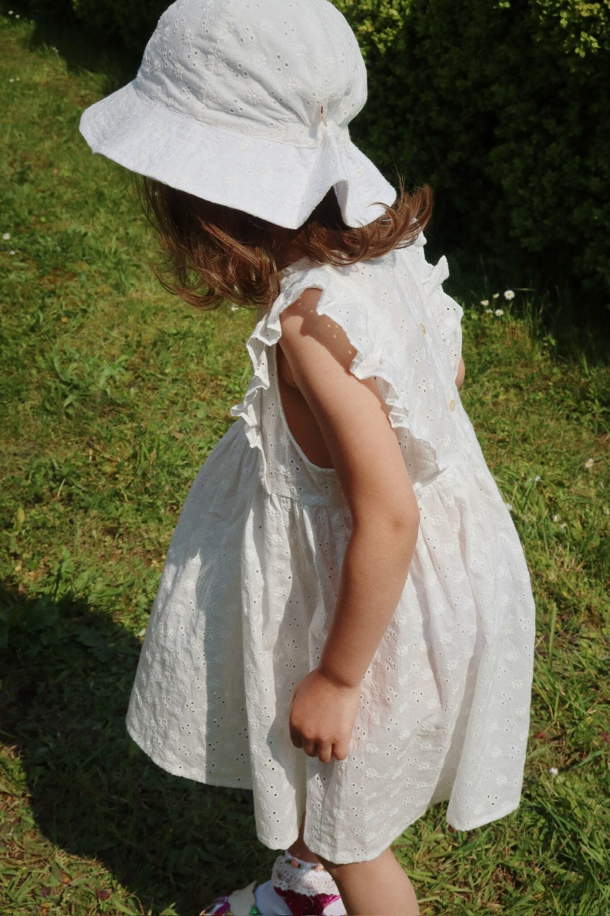 Lacey Dress | Optic White | Jurk