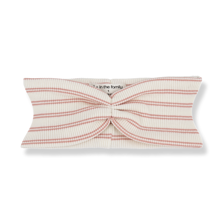 1+ IN THE FAMILY haarband baby Candela bandeau Coral roze