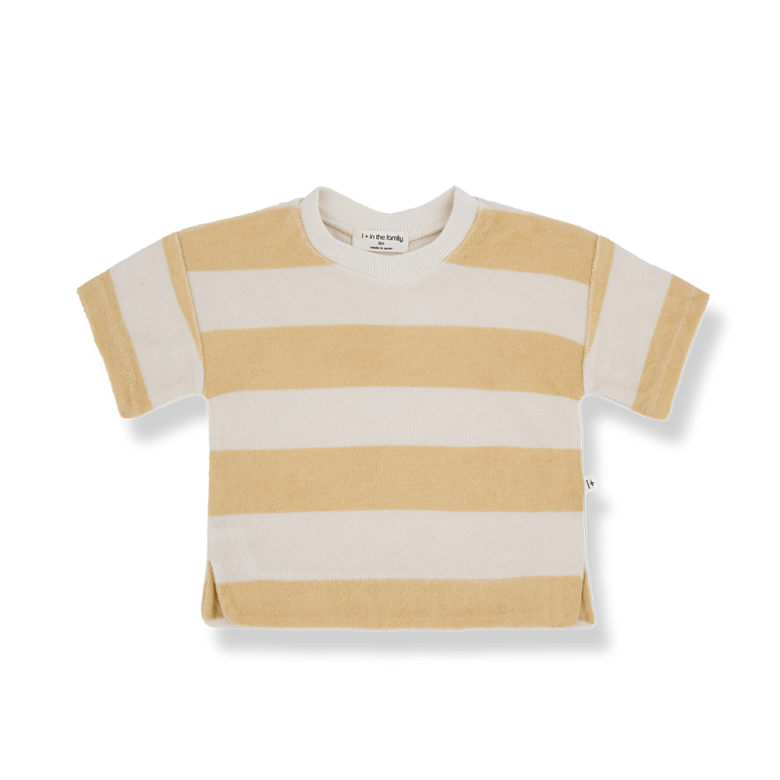 1+ IN THE FAMILY shirt baby Ricardo Peach perzik roze