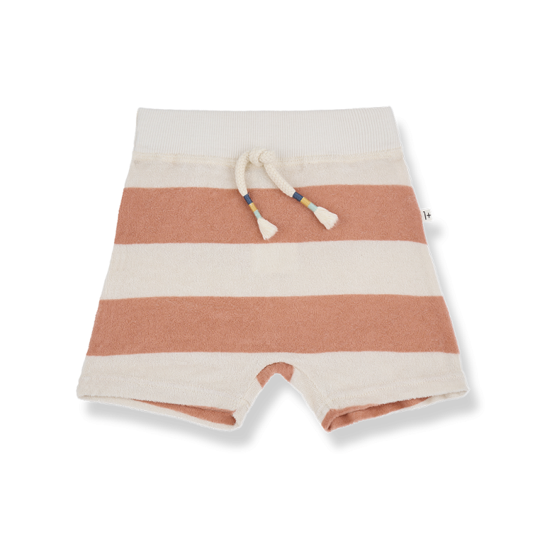 1+ IN THE FAMILY korte broek baby Alessandro Coral roze