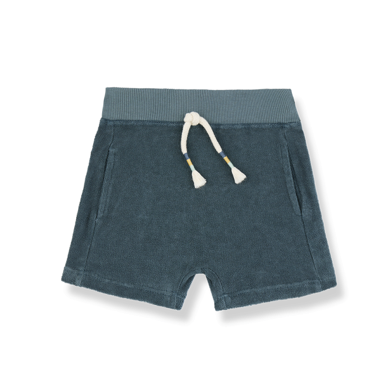 1+ IN THE FAMILY korte broek baby Gabi Petroleum blauw