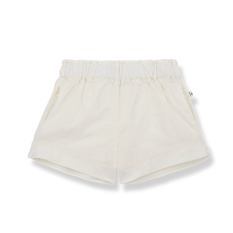 1+ IN THE FAMILY korte broek baby Lara off white wit