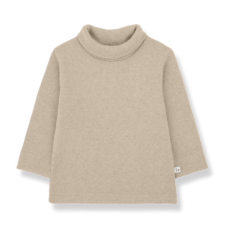 ARITZ coltrui kind T-shirt Tortora bruin colshirt