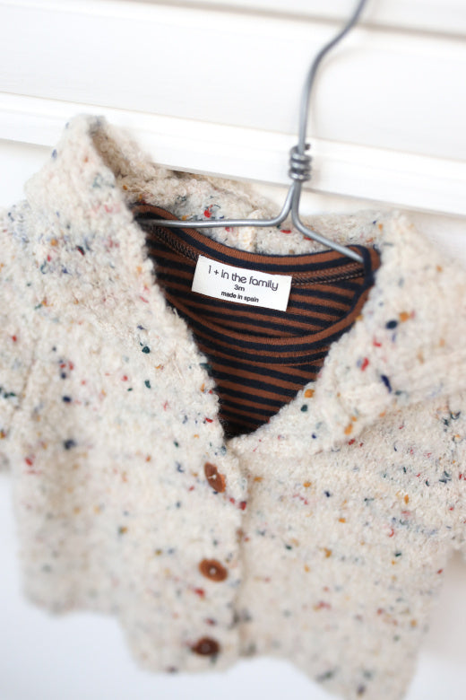 OLAF shirt kind Castagna bruin lange mouw