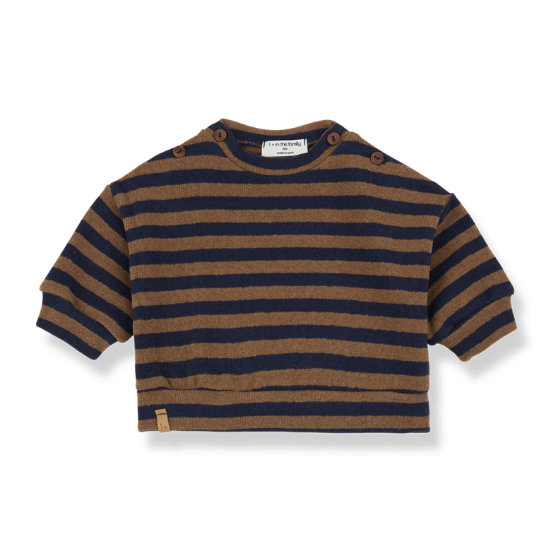 DIRK trui kind Castagna bruin sweater
