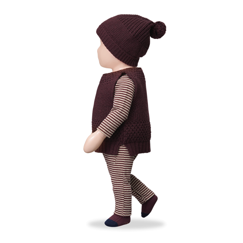 ERNA-BB muts baby Melanzana paars beanie