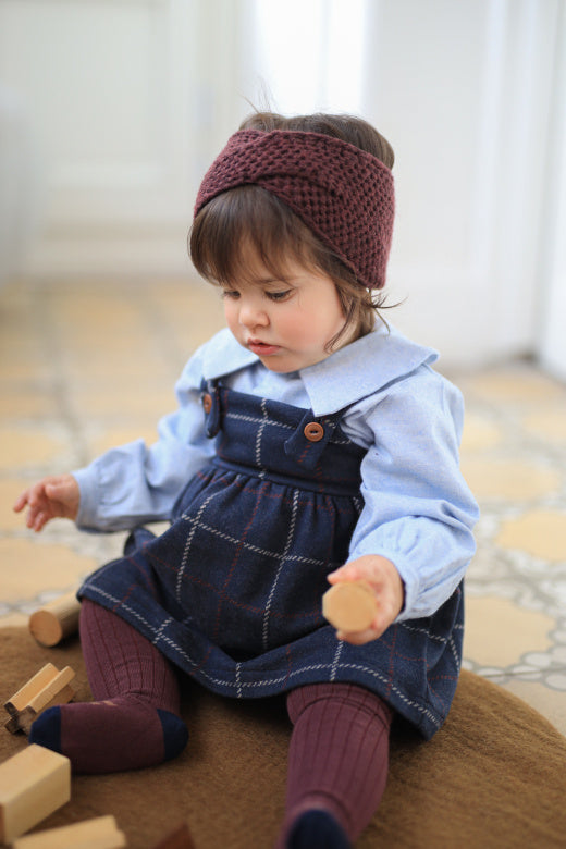 AMALIE-BB haarband baby bandeau Melanzana paars