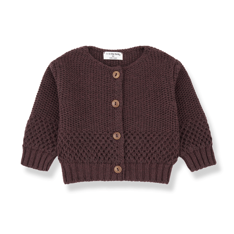 MALENE-BB jas/vest baby Melanzana paars