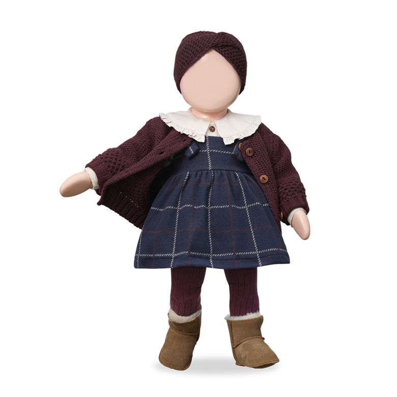 MALENE-BB jas/vest baby Melanzana paars