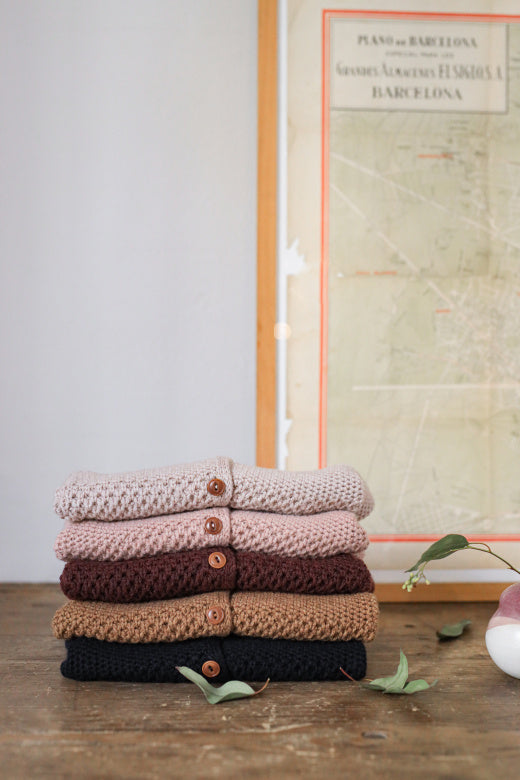 MALENE-BB jas/vest baby Melanzana paars