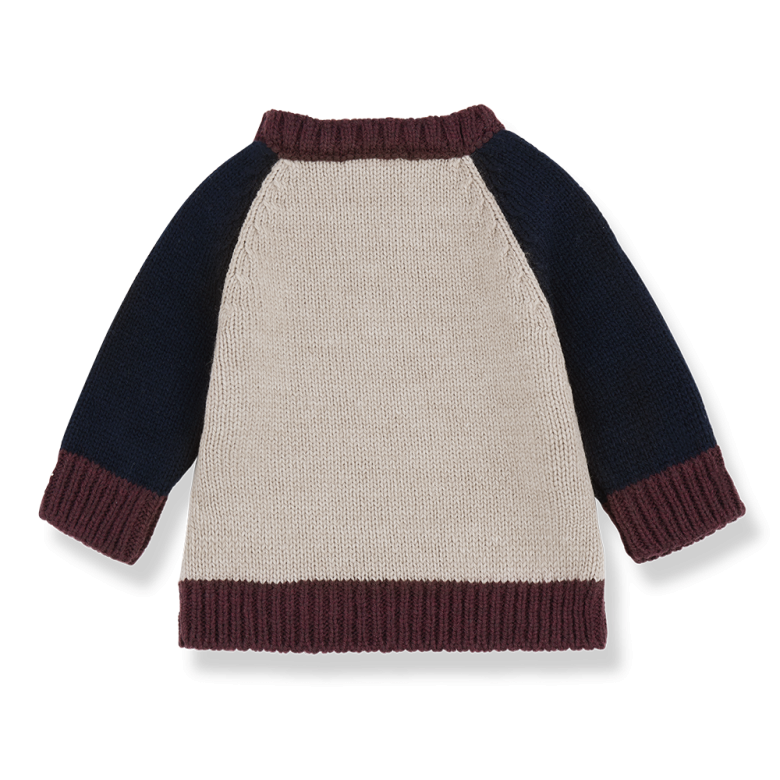 PATRICK trui kind Tortora bruin sweater