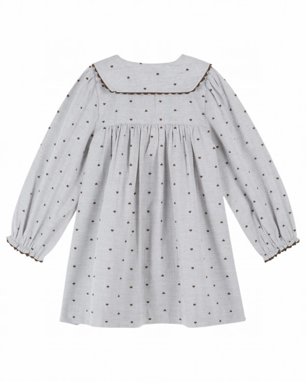 Jurk Emile et Ida | Robe Jacquard  Coeur