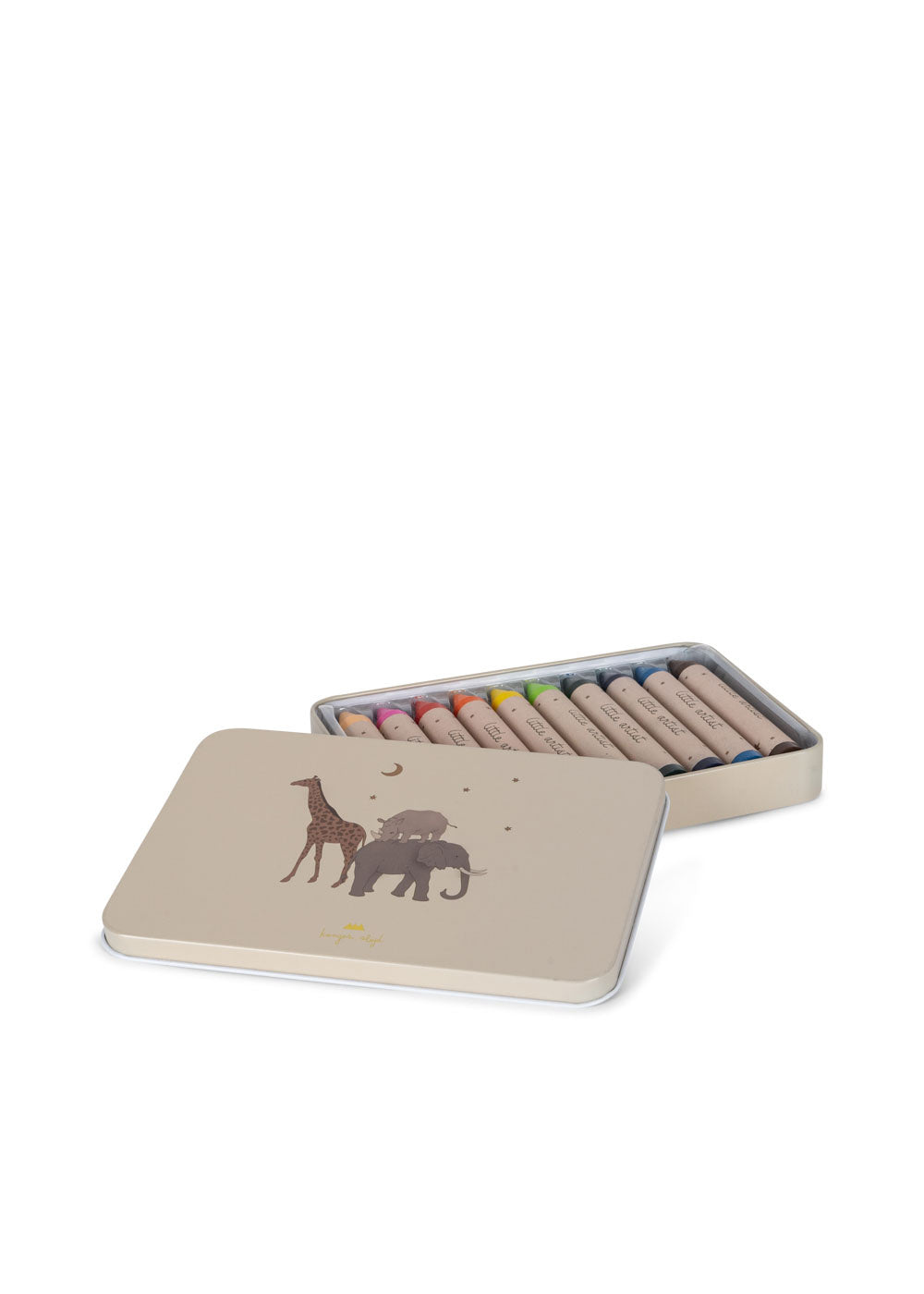MIZUMI bijenwas kleurpotloden kind 10 stuks Safari crayons