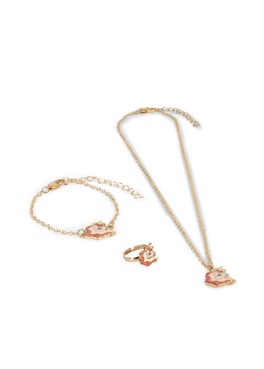 KONGES SLØJD sieradenset kind Unicorn eenhoorn sieraden set