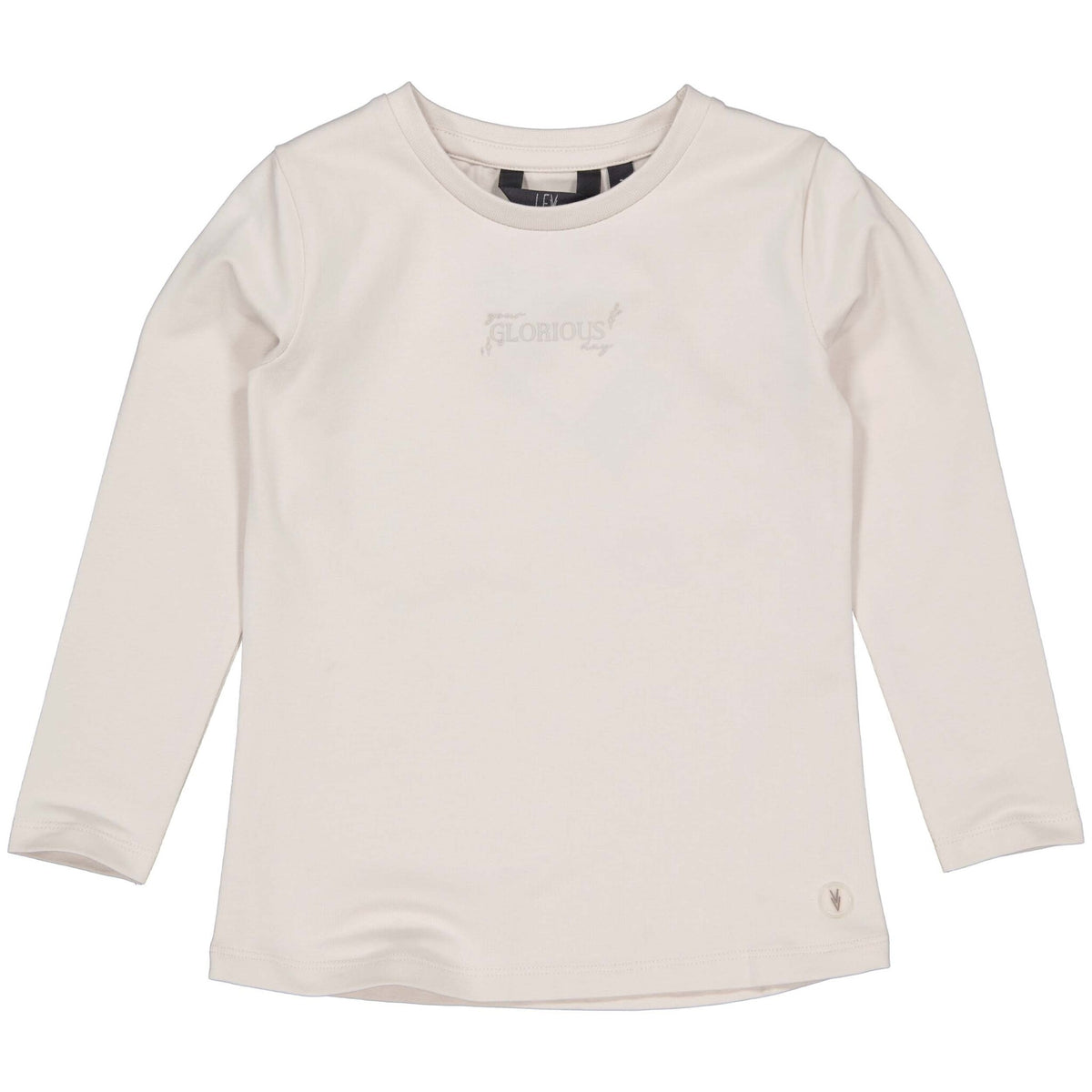 LEVV shirt jongen Petrie longsleeve Soft Grey grijs