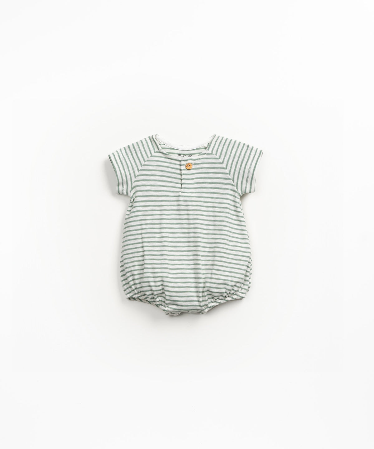 PLAY UP rib jumpsuit kind Madalena gestreept (groen)