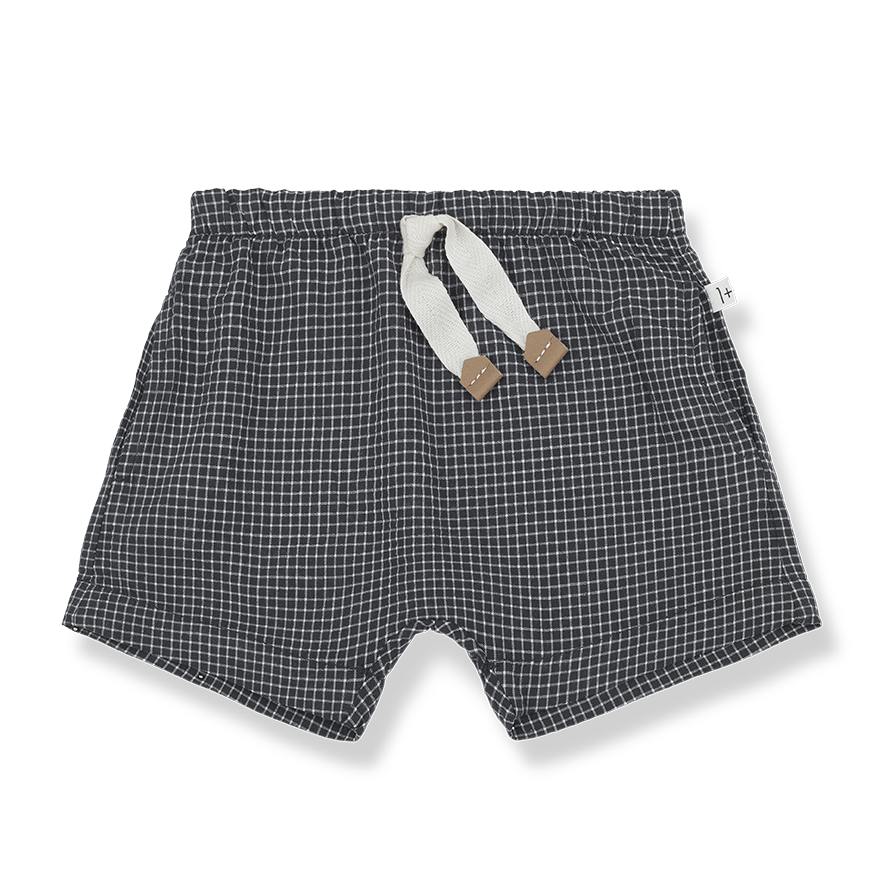 1+ IN THE FAMILY bermuda baby Salvatore Anthracite antraciet korte broek