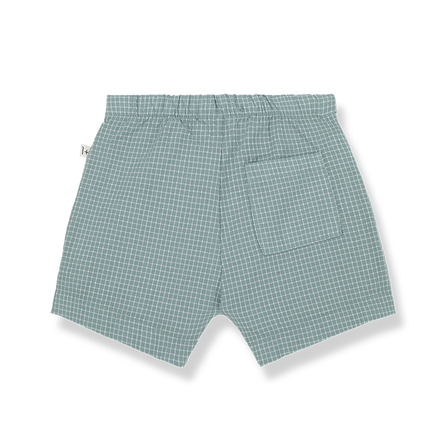 1+ IN THE FAMILY bermuda baby Salvatore Shark grijs korte broek