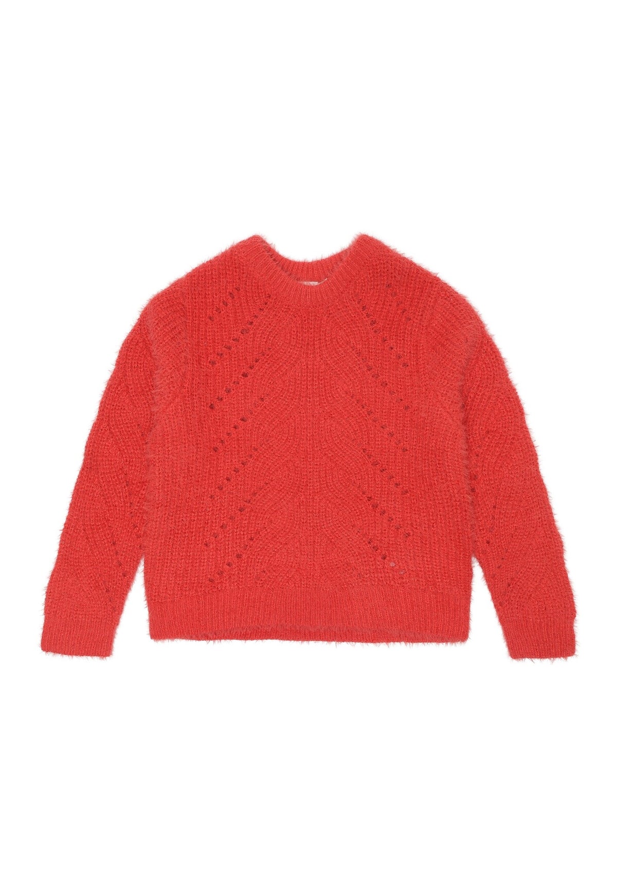 The New trui kind Diva Knit Pullover Chrysanthemum (rood)