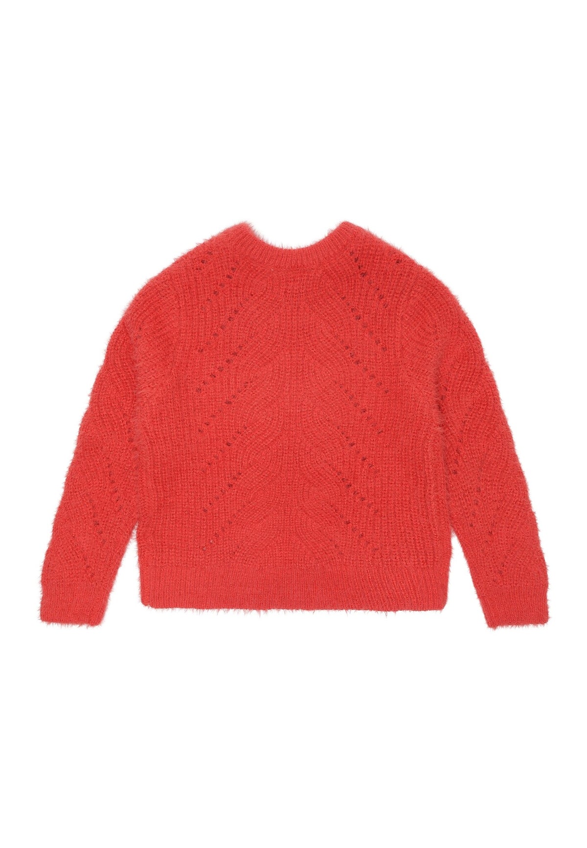 The New trui kind Diva Knit Pullover Chrysanthemum (rood)