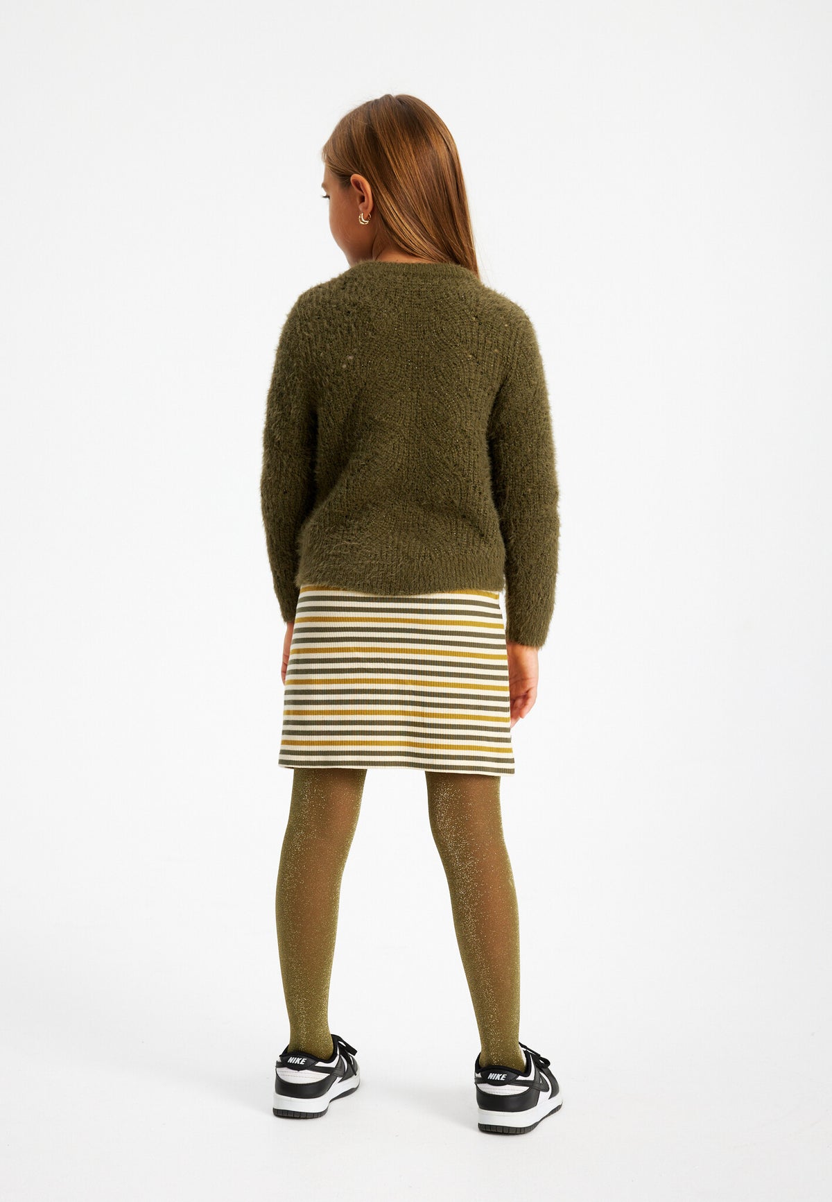 The New trui kind Diva Knit Pullover Ivy Green (groen)