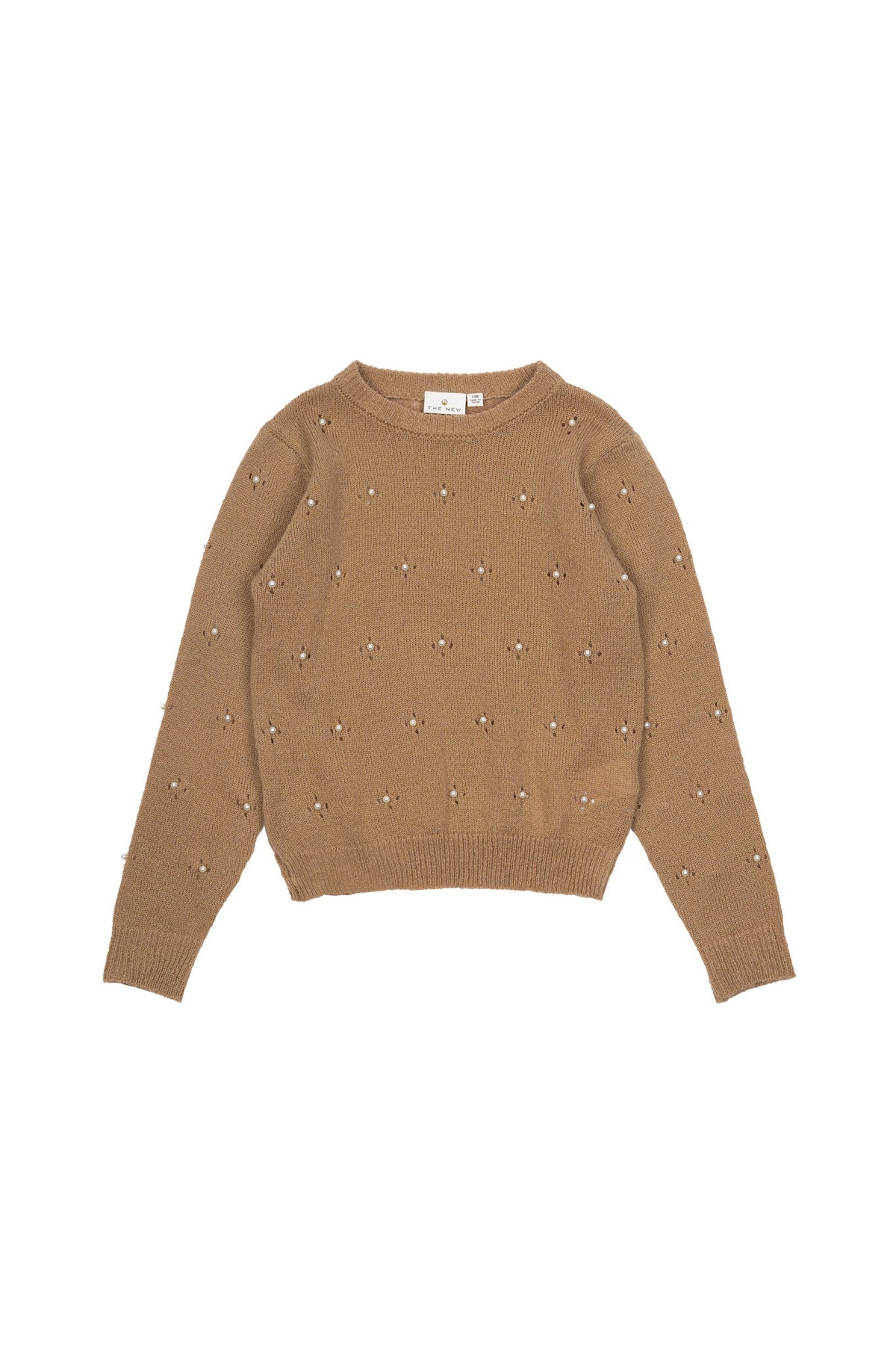 The New trui kind Michelle Knit Pullover Tannin (bruin)