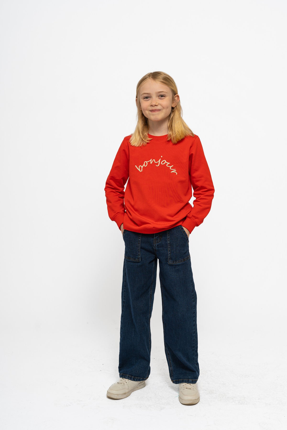 The New sweatshirt kind Ness Sweatshirt Poppy Red (rood)