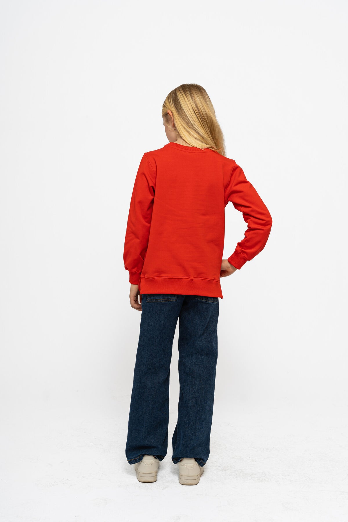 The New sweatshirt kind Ness Sweatshirt Poppy Red (rood)