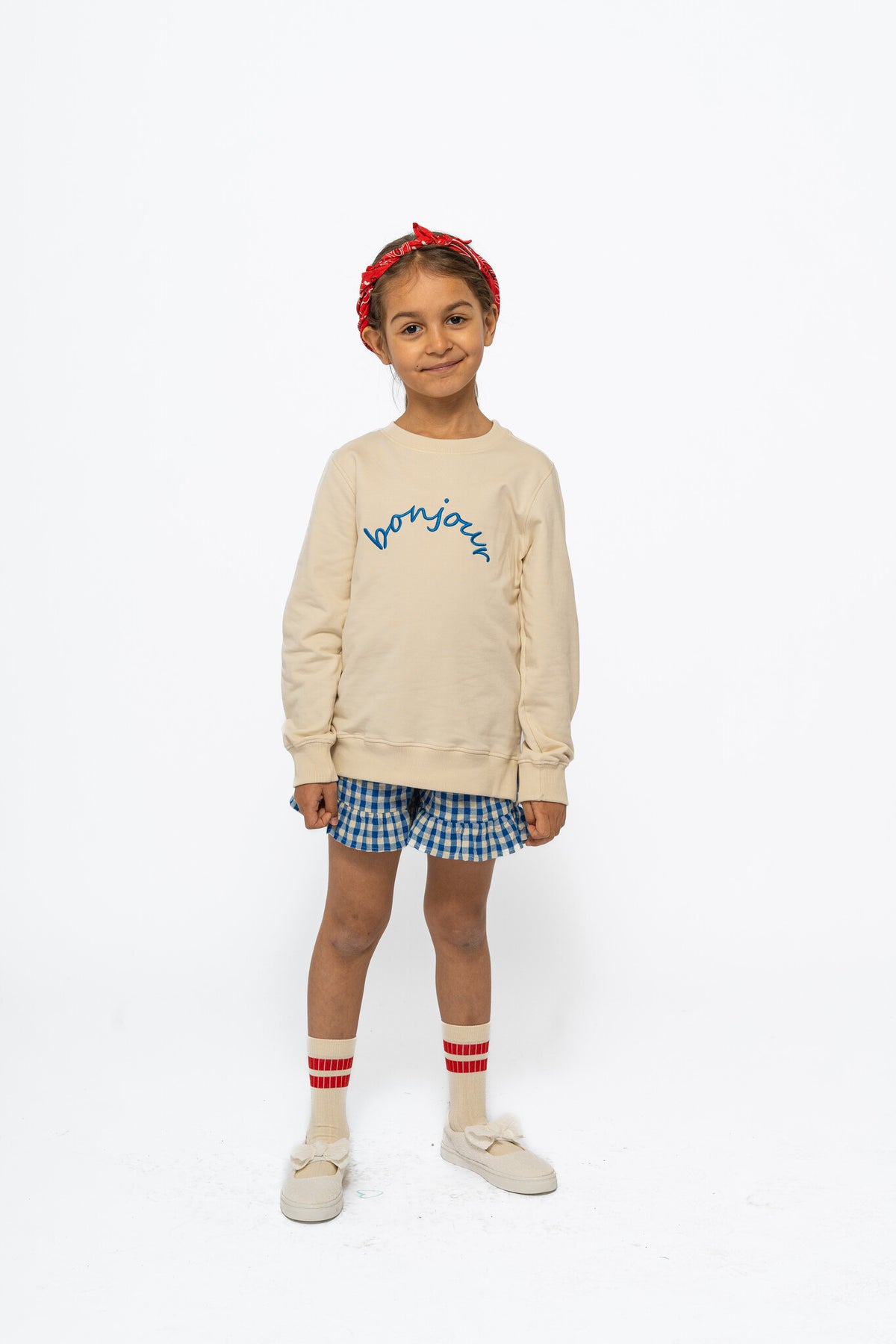 The New sweatshirt kind Ness Sweatshirt White Swan (wit)